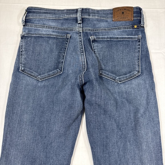 Lucky Brand AVA Midrise skinny Sz 0/25R Dark Blue Lucky You - Picture 10 of 11